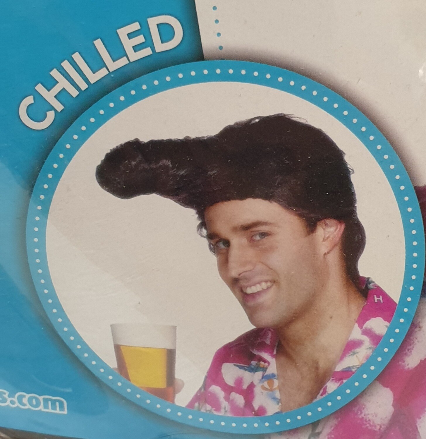 Chilled beer wig