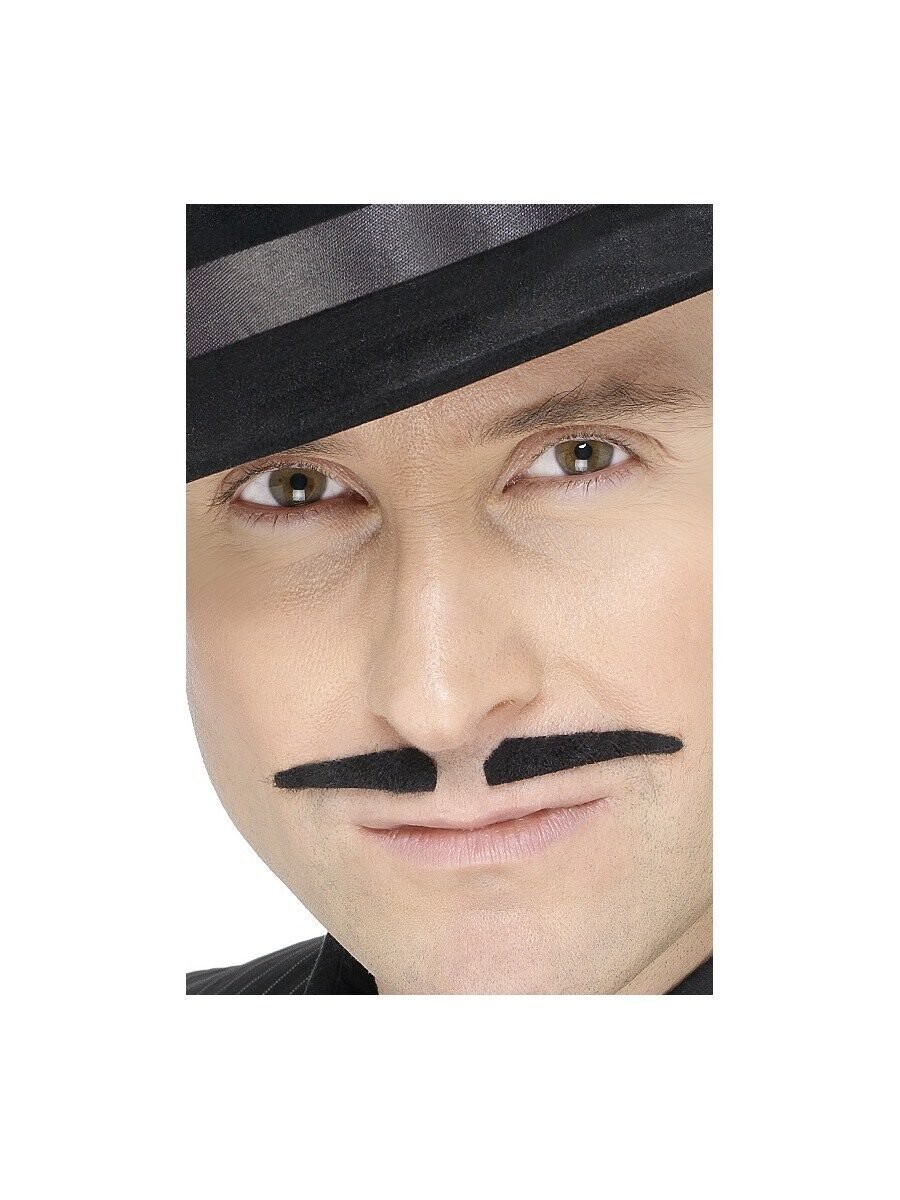Black  Spiv Moustache