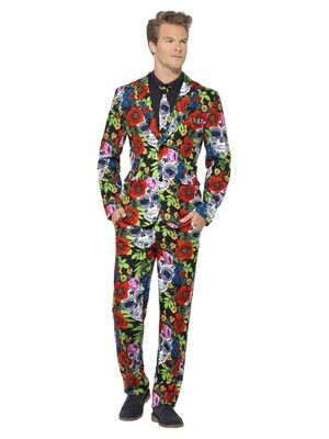 Day of the Dead Suit, Large, Chest 42-44