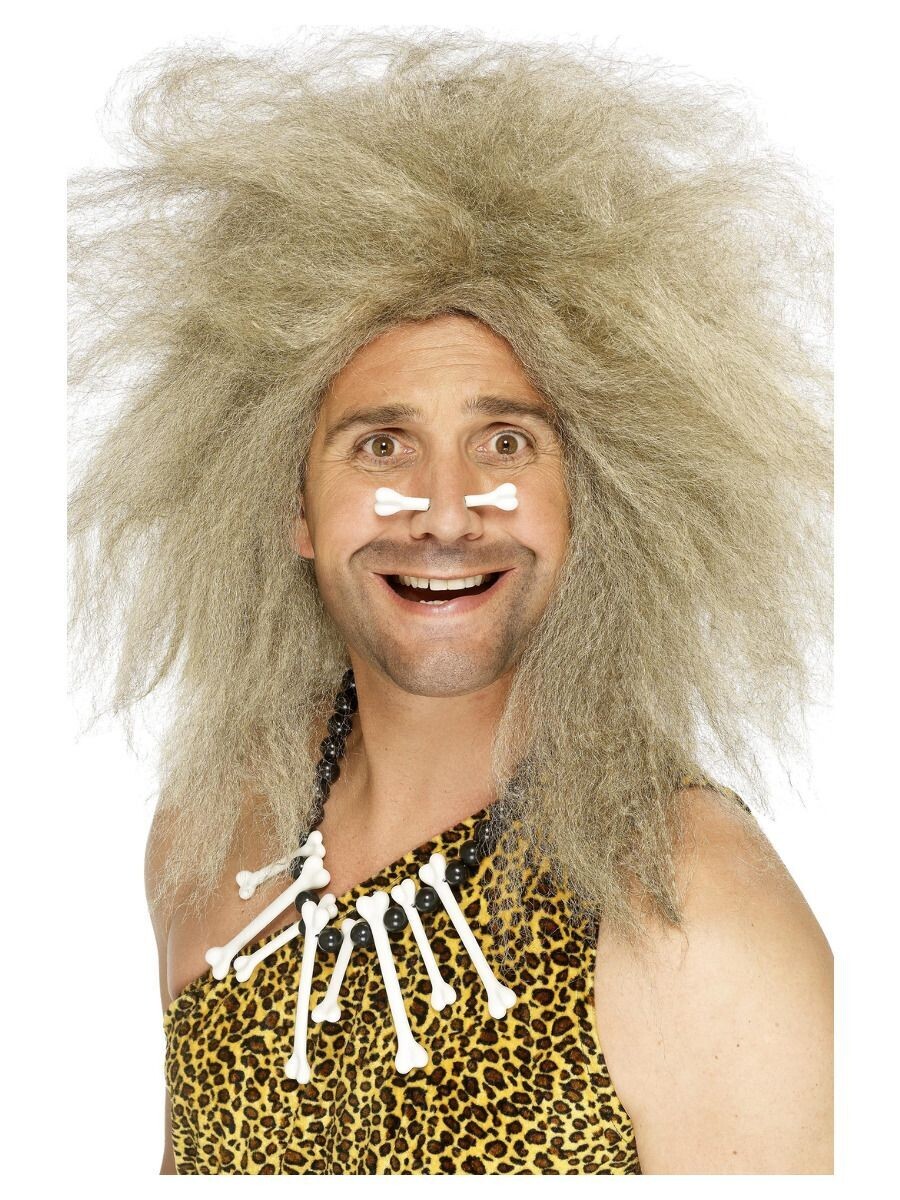 Crazy Caveman Wig, Blonde, Big