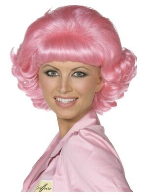 Grease Frenchy Wig, Pink