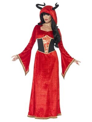 Demonic Queen Costume, Red, (X large)