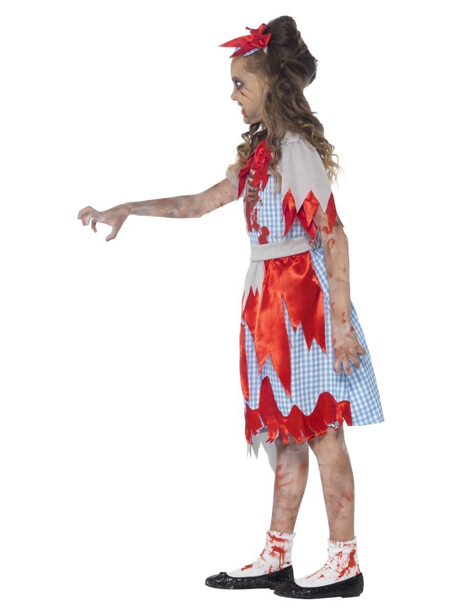 Zombie Country Girl Costume, Small 4-6 yrs