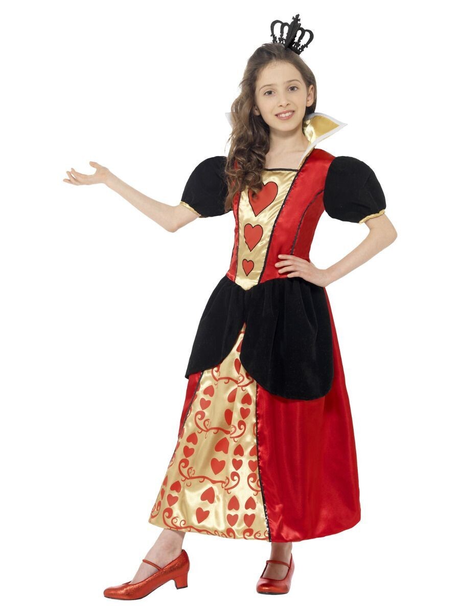 Miss Hearts Costume, Red, Large 10-12 yrs
