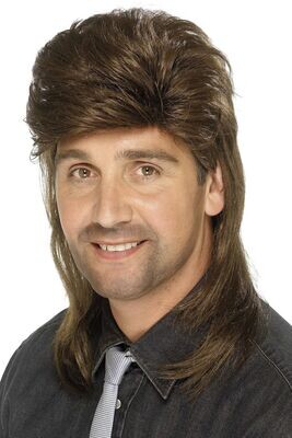 Mullet Wig Brown