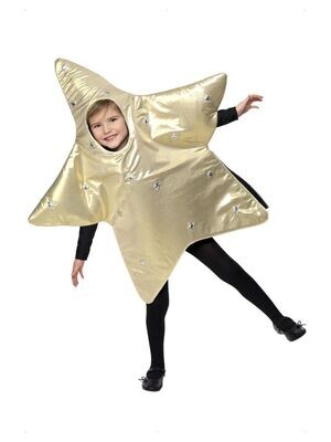 Christmas Star Costume, Gold, with Tabard