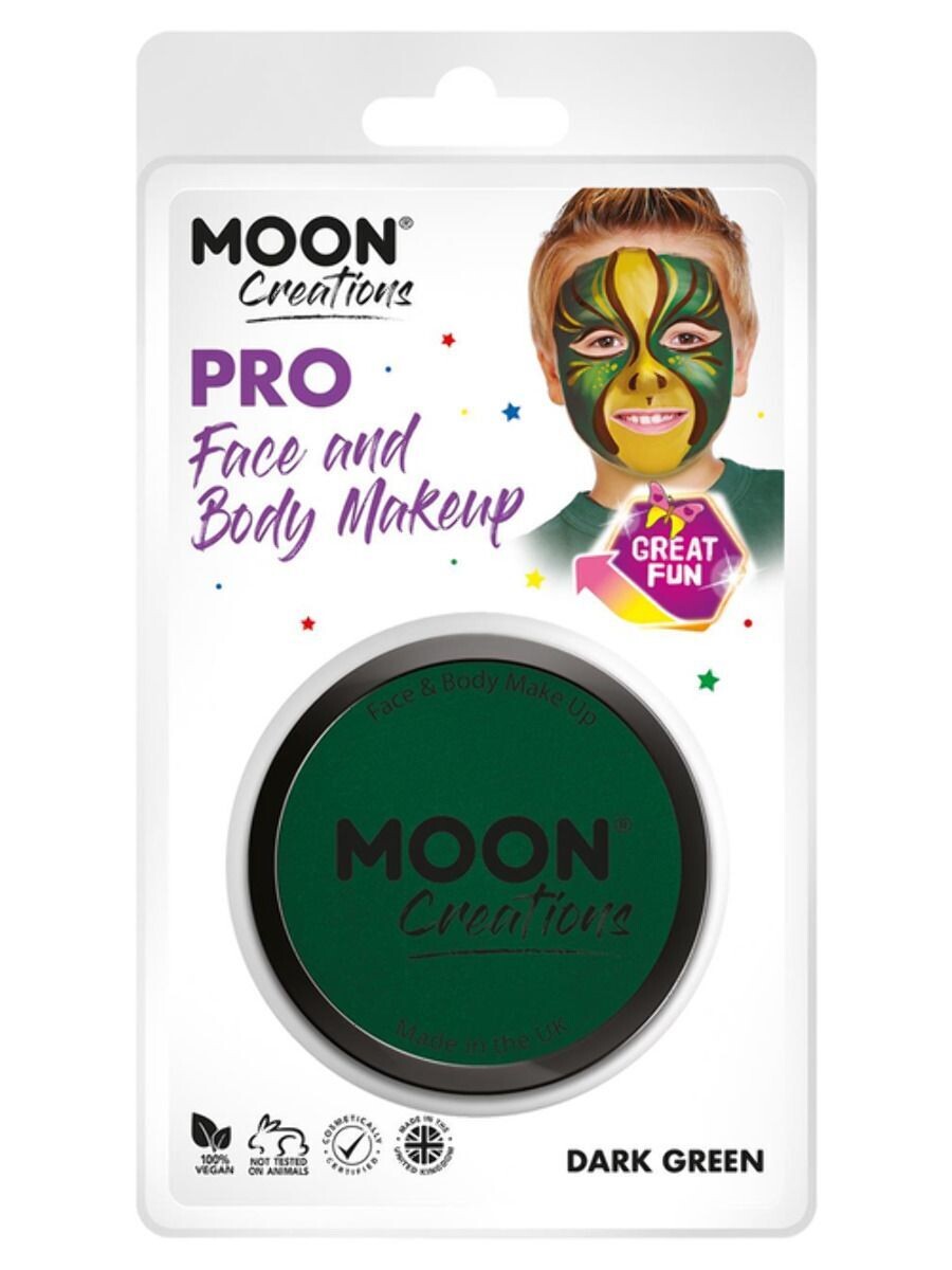Dark Green - Moon Creations Makeup - Face paint