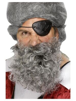 Deluxe Pirate Beard (Grey)