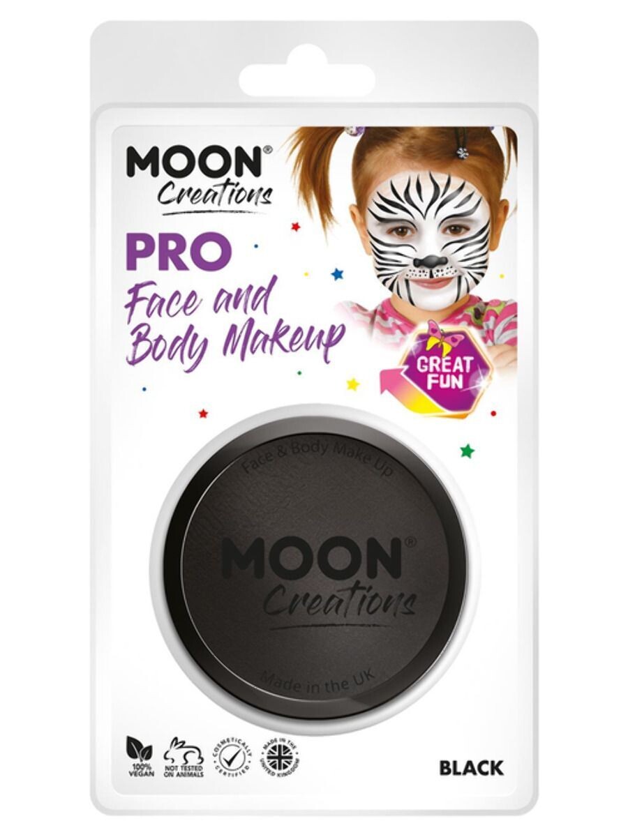 Face Paint - BLACK - Moon Creations  Makeup