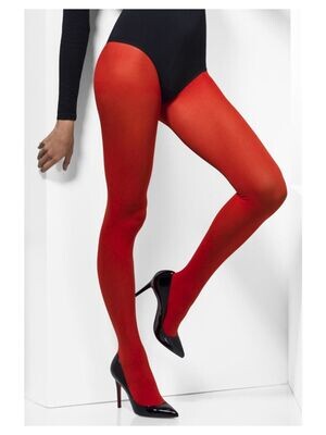 Opaque Tights, Red