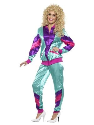 80s Height of Fashion Shell Suit Costume, Female