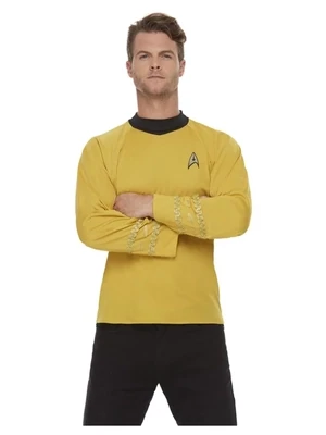 Star Trek, Original Series Command Uniform, Gold, Top  - Small