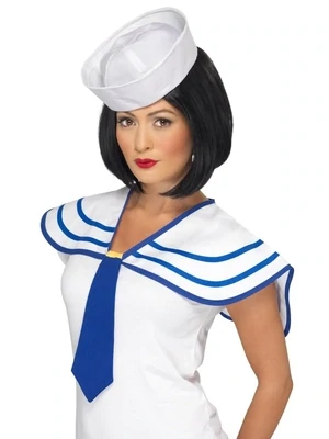 Sailor Neck Tie, White - Kit