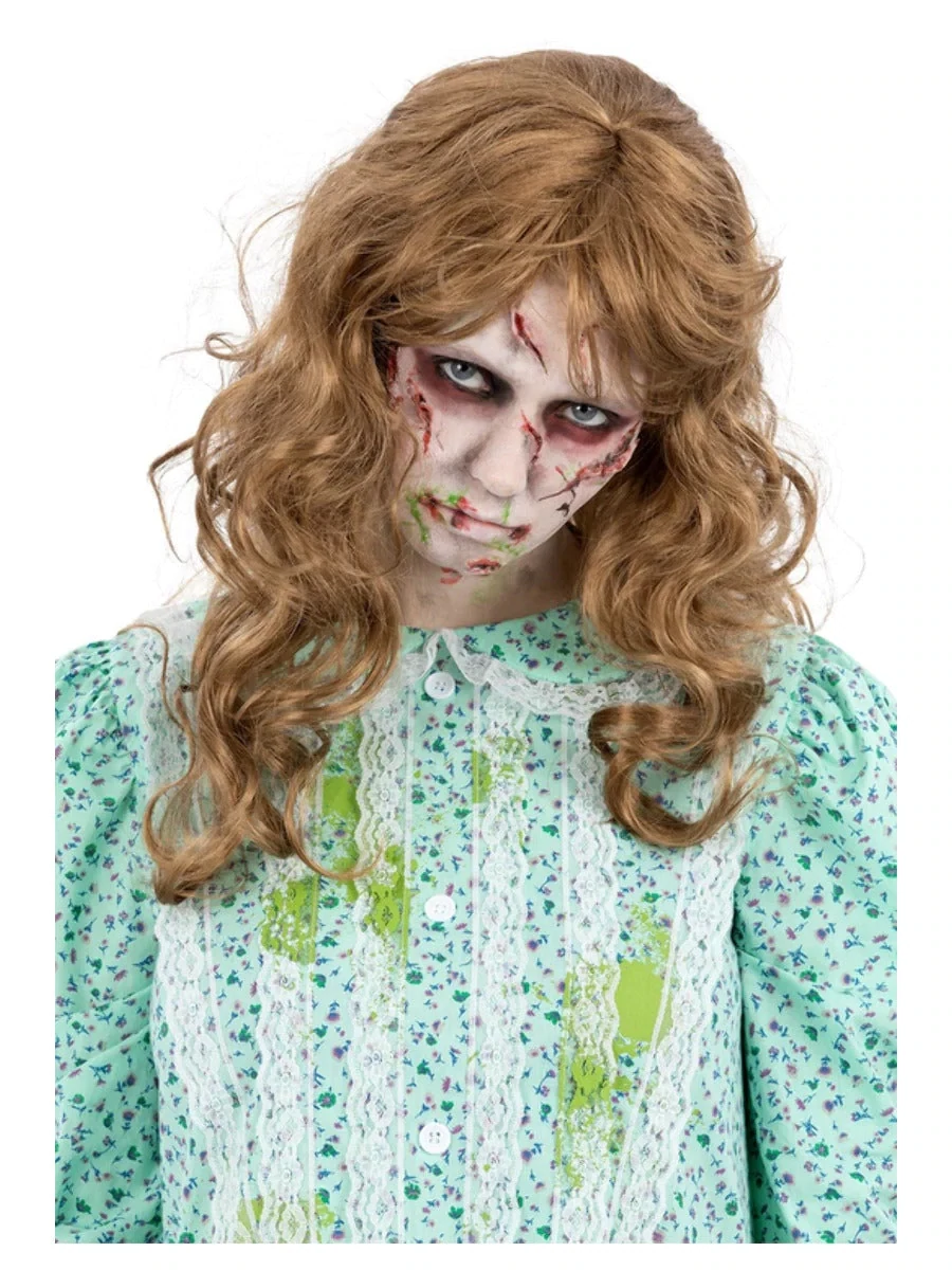 The Exorcist Regan Wig, Long Messy &amp; Wavy