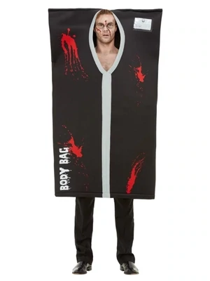 Bodybag Costume, Black, with All In One - One Size