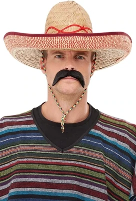 Sombrero Mexican Hat - blue trim