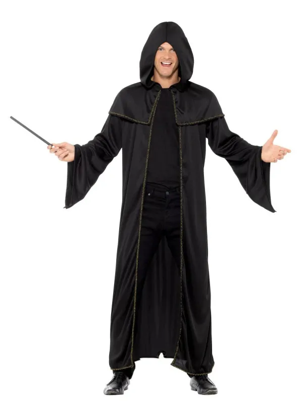 Wizard Cloak, Adult, Black