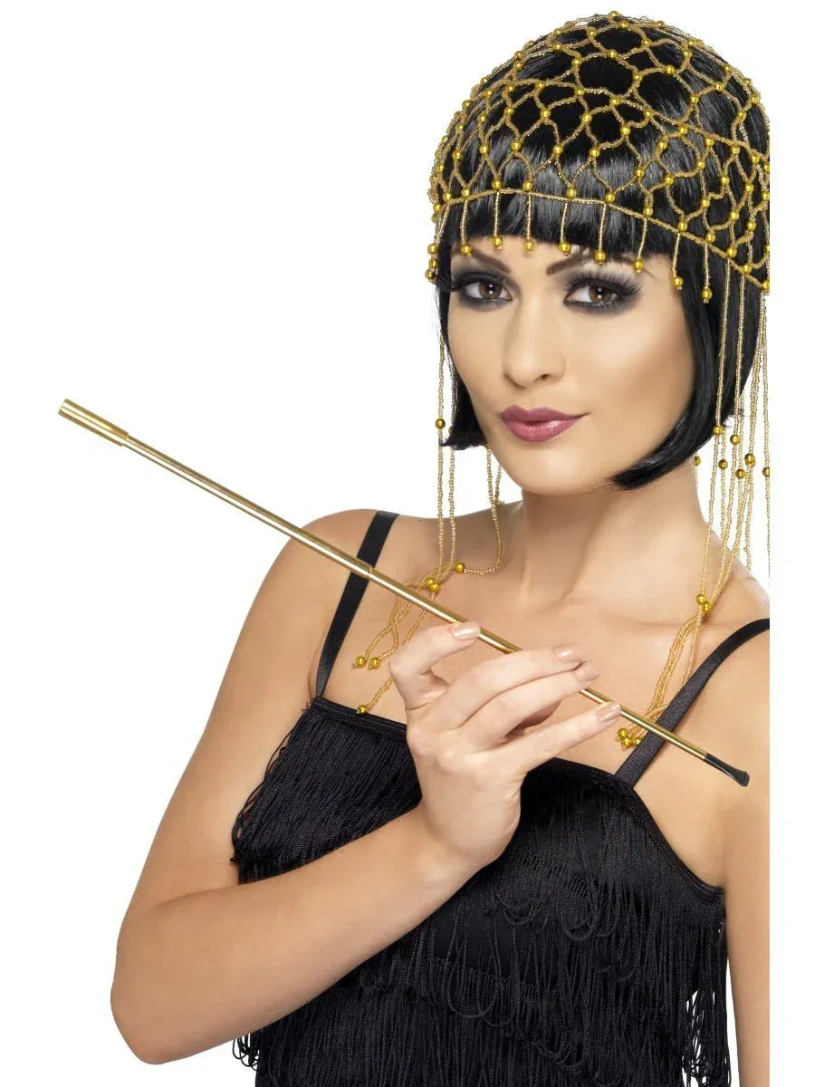 Gold Extendable Cigarette Holder, Gold
