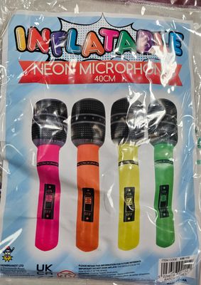 Microphone ( inflatable ) 40cm