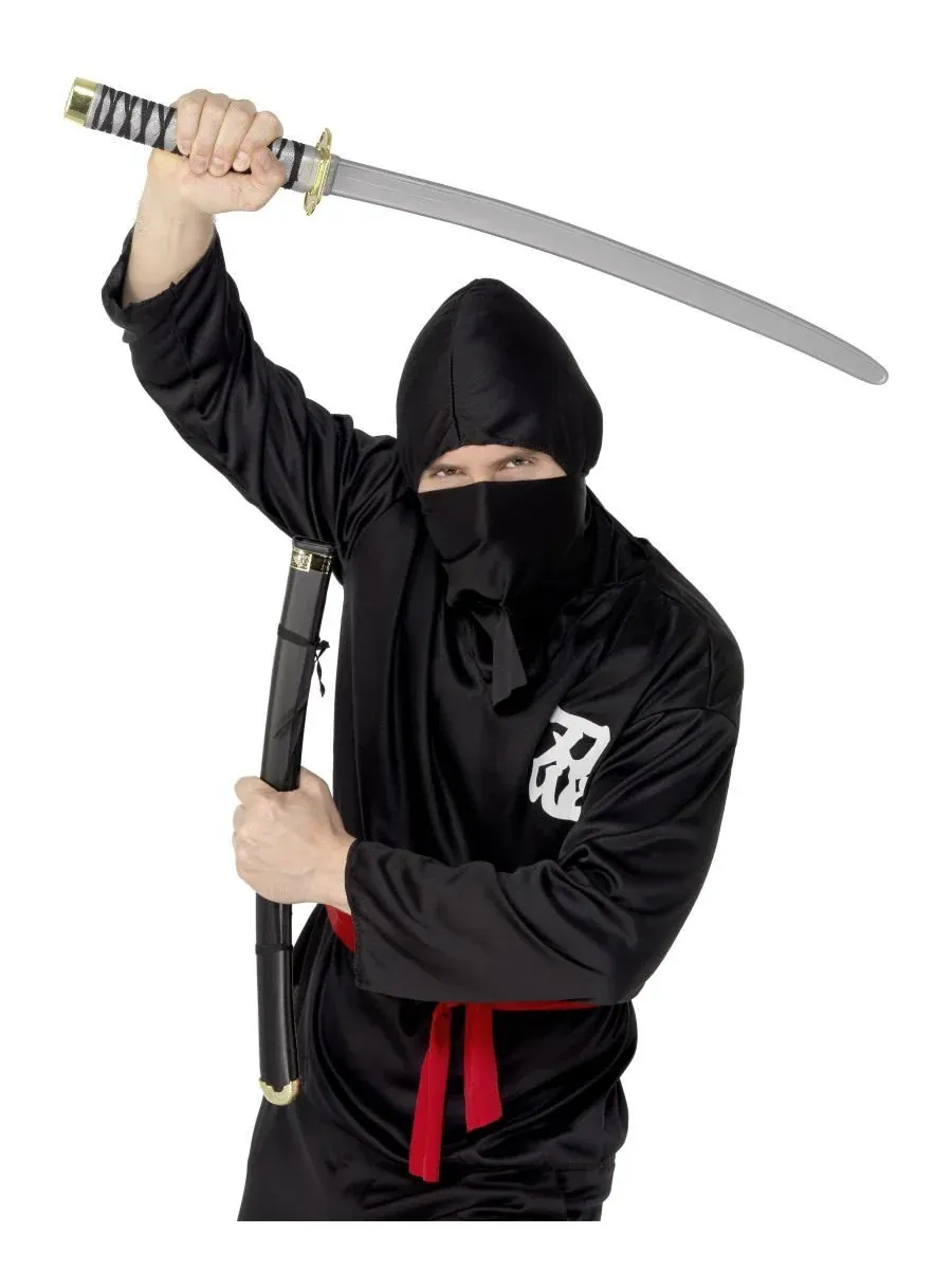 Sword and Scabbard, Grey, Oriental Warrior - Sword - 73cm - 29in