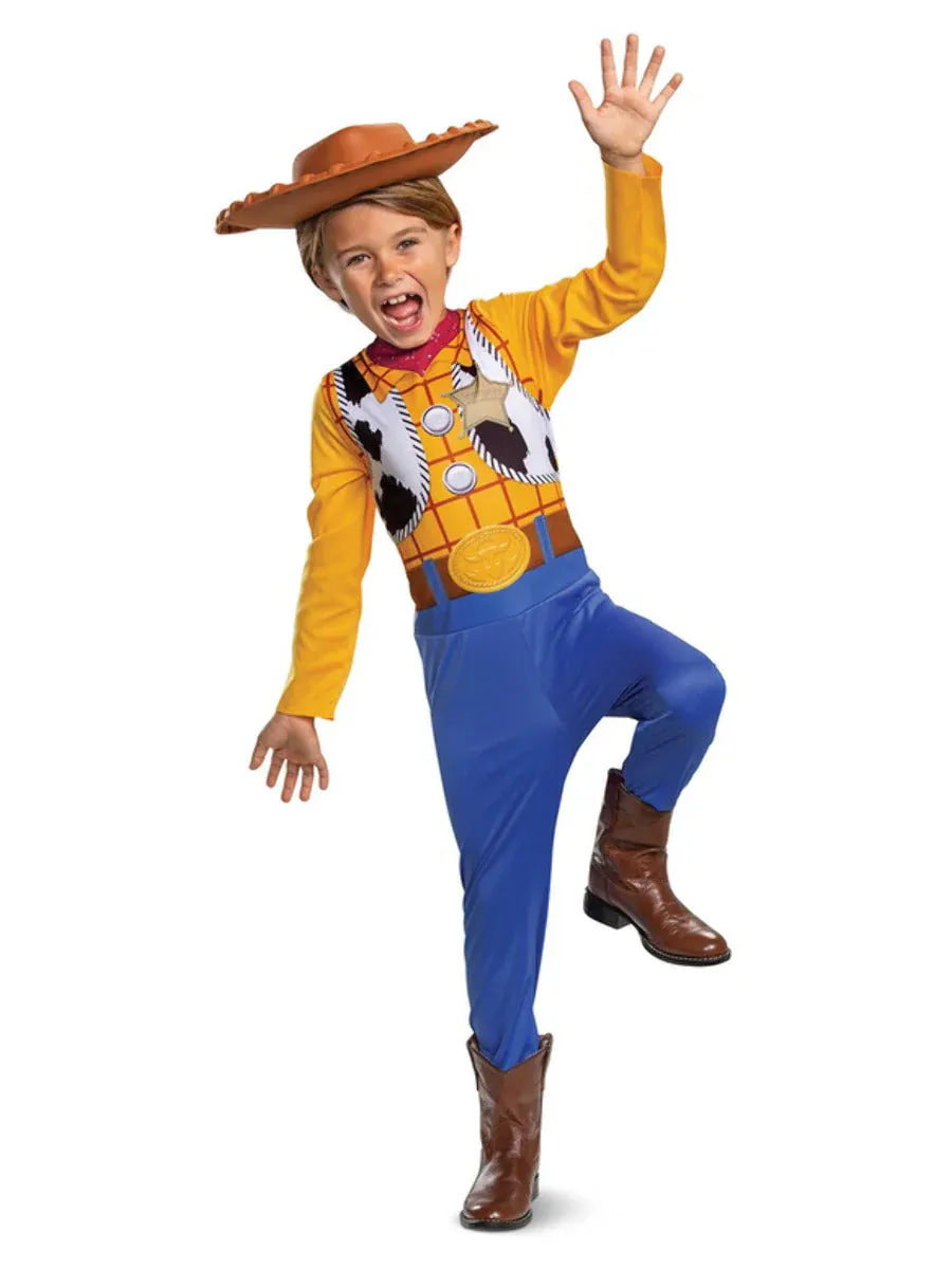 Toy Story Woody Classic Costume, All In One &amp; Hat - ( Medium ) 7 to 9 years