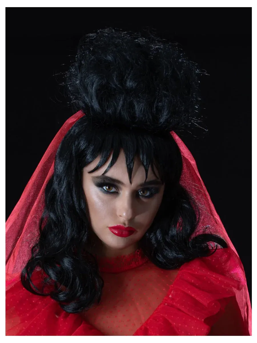 Beetlejuice Lydia Wig, Mid Length with Fringe