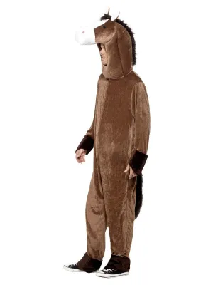 Horse Costume, Brown, with Bodysuit and Hood