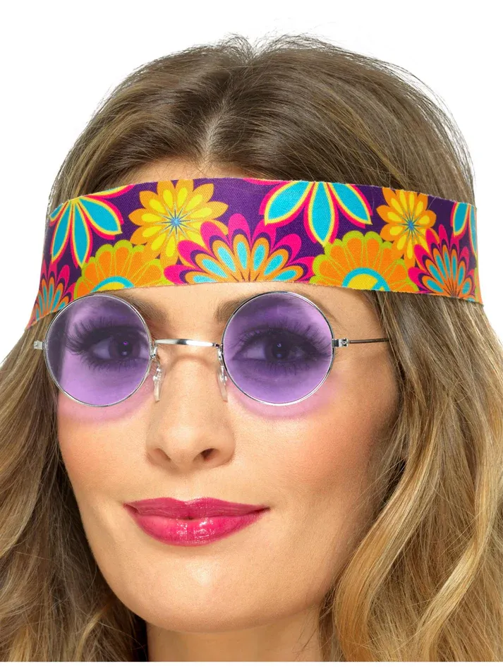 Round specks 70s  - purple