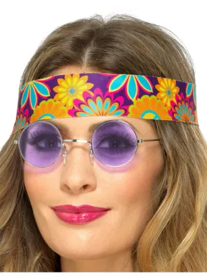 Round specks 70s  - purple