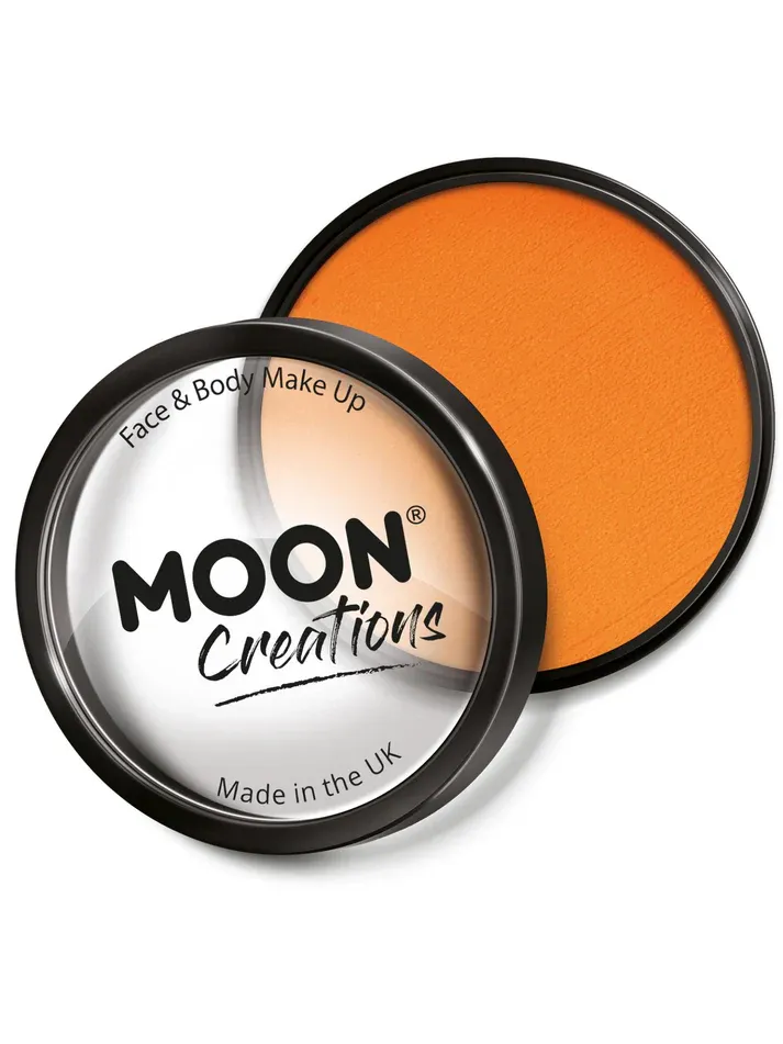 Face Paint Cake Pot - Bright Orange, 36g