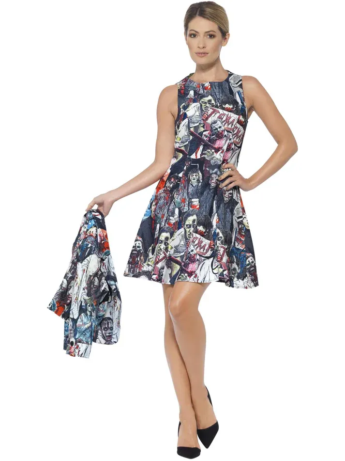Zombie Suit, Multi-Coloured with Dress &amp; Jacket