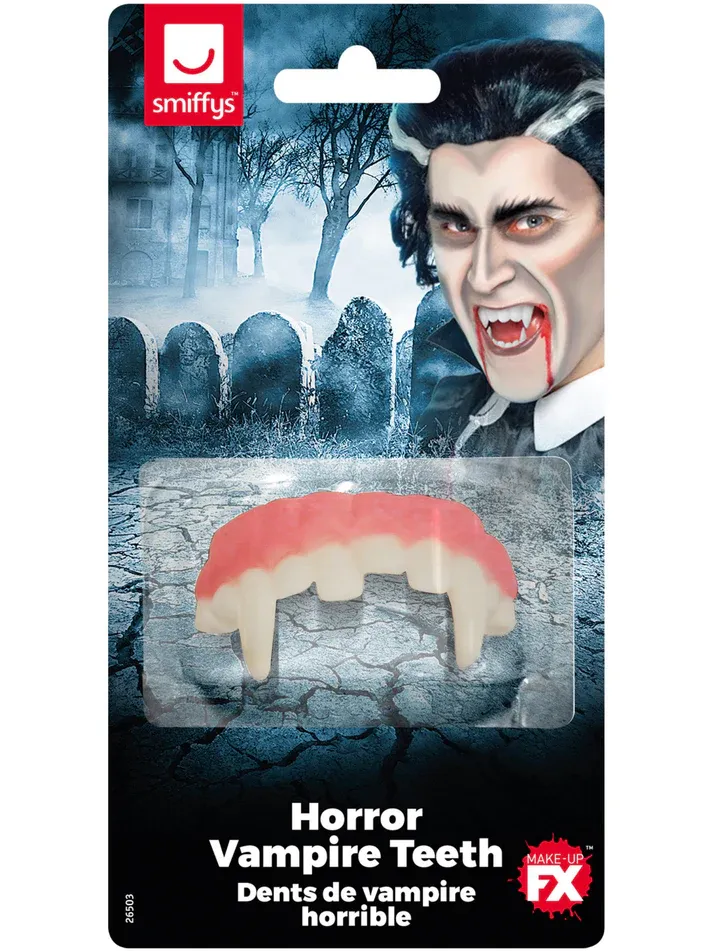 Vampire Teeth, White Soft Vinyl