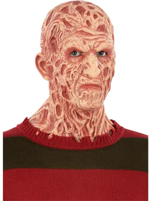 Nightmare On Elm Street Freddy Krueger Mask Full Head, Latex