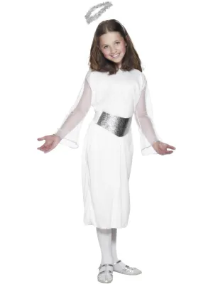 Angel Costume, White with Dress, Belt &amp; Halo