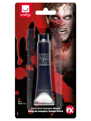 Gel Blood, Dark Red, Tube 28ml/1 oz Gel Blood, Dark Red, Tube 28ml/1 oz