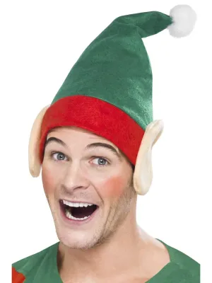 Elf Hat, Green, with Ears