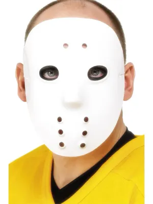 Hockey Mask, White PVC