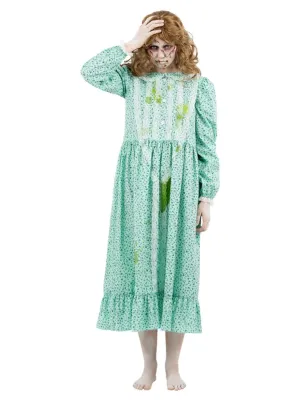 The Exorcist, Regan Costume , Dress with Vomit Print - Medium Only