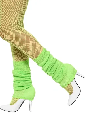 Legwarmers, Green, Neon