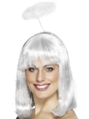Angel Halo, White, Marabou