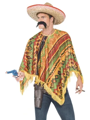 Poncho &amp; Moustache Kit - Mexican