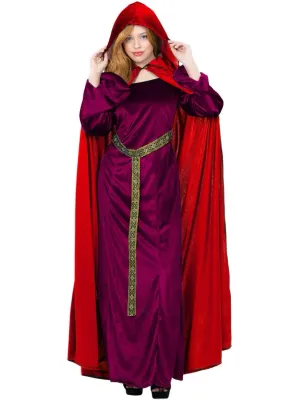 Deluxe Cloak, - Cape -  Garnet Red, Adults