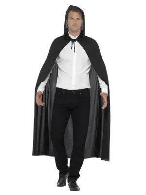 Hooded Vampire Cape, Black
