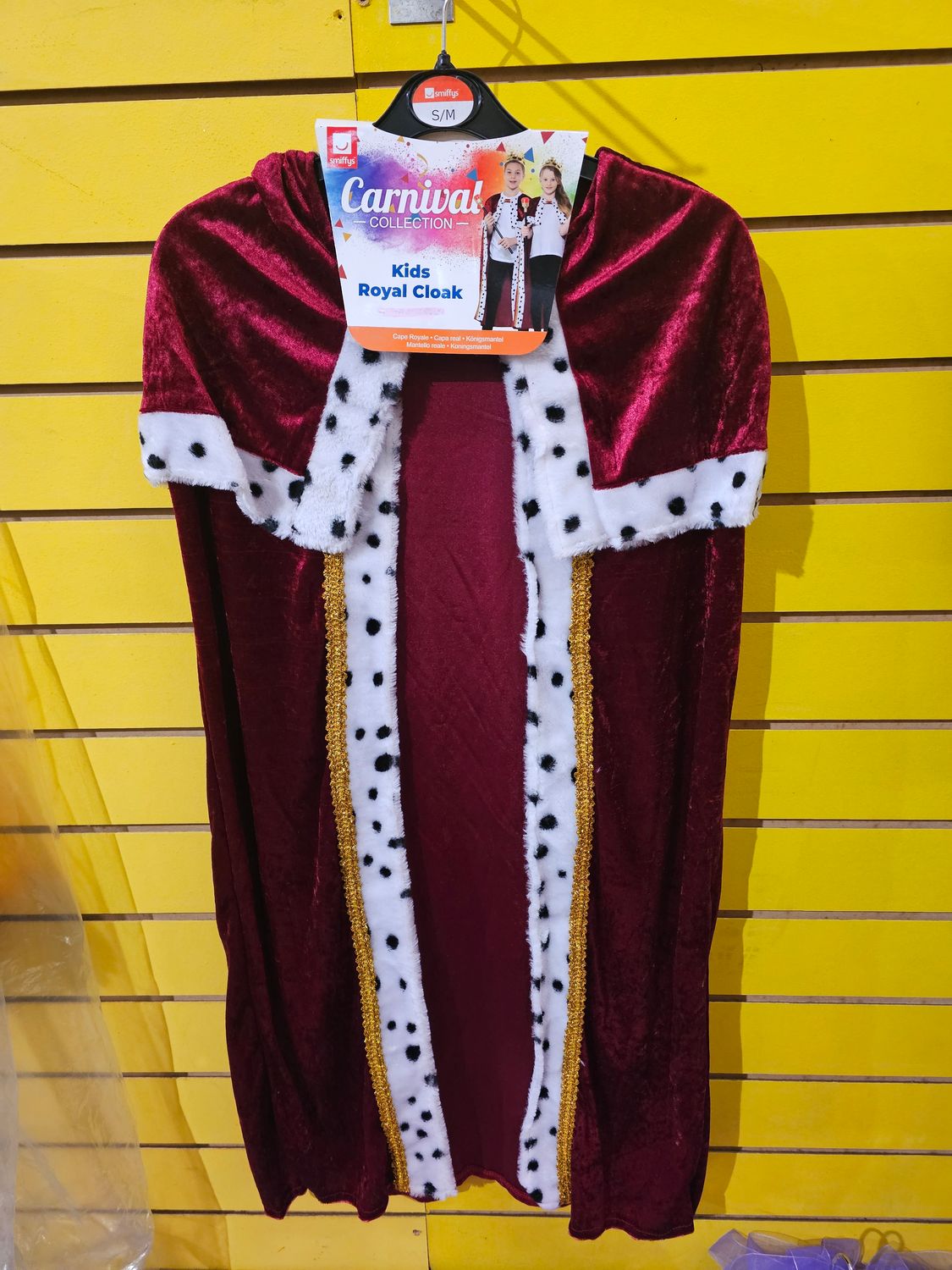 King or Queen  / Royal  Cloak - Kids size