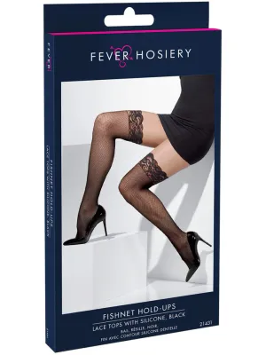 Fishnet Hold-UPS - Black - one size