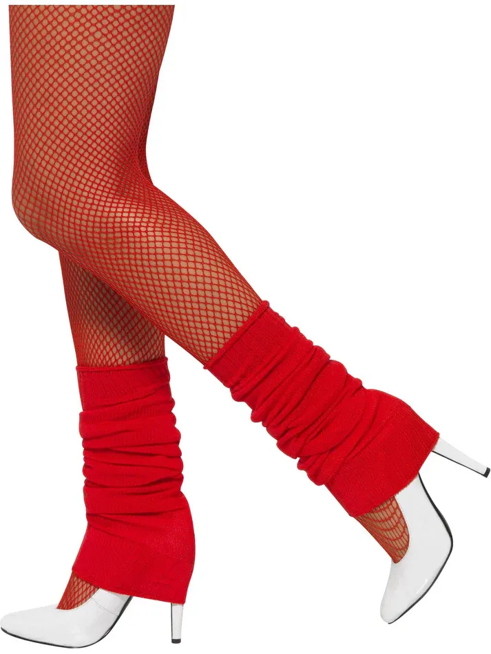 Legwarmers, Red - 80s - 90s *