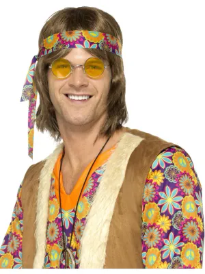 Hippie Specs, Silver - Yellow *