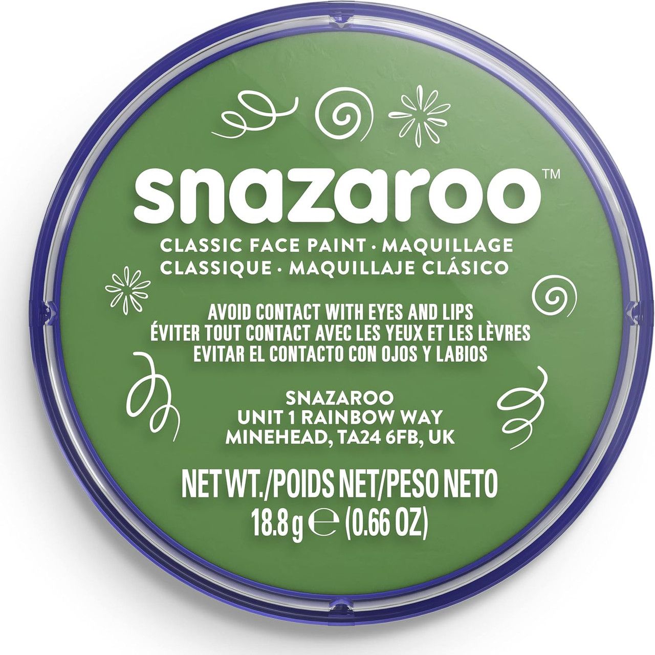 Face paint - Snazaroo - 18.8g - Grass green