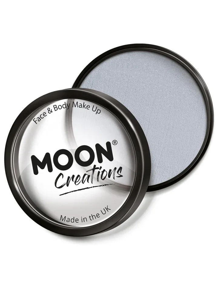 Moon Creations Pro Face Paint Cake Pot, Light Grey 36g *