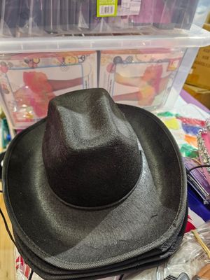 Cowboy - Western - Hat - Black
